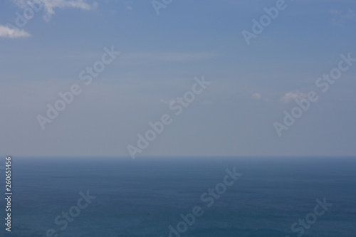 border between sky and sea. from high. © epovdima