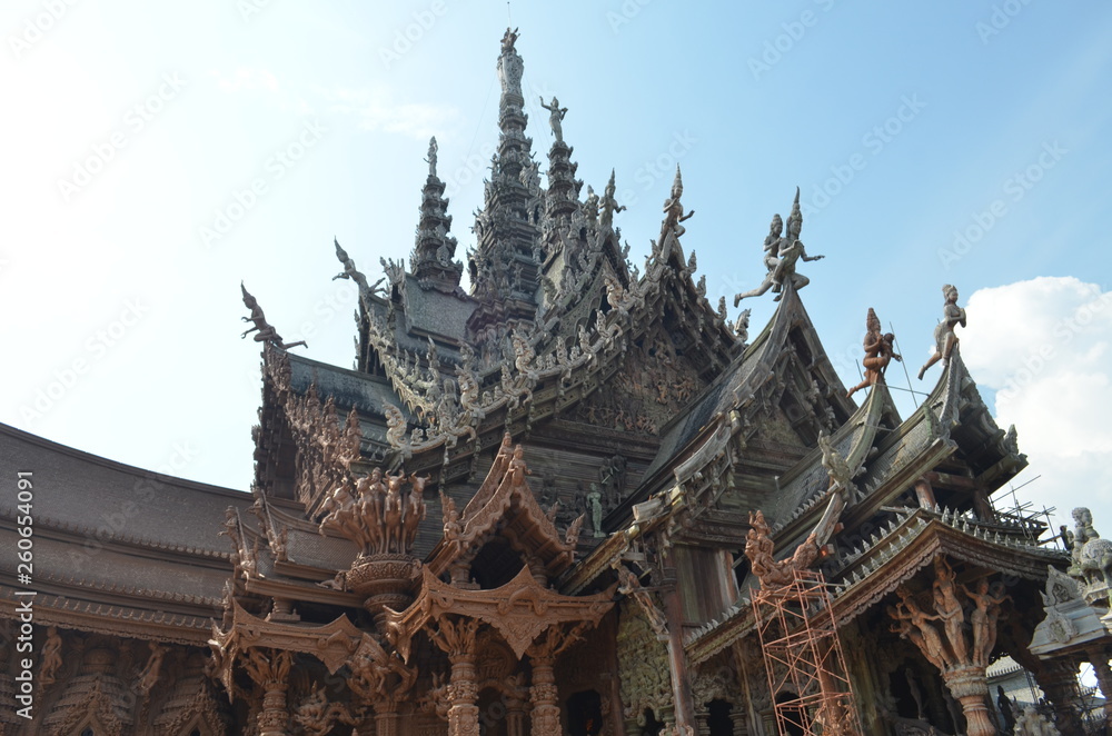 Naklejka premium temple in thailand