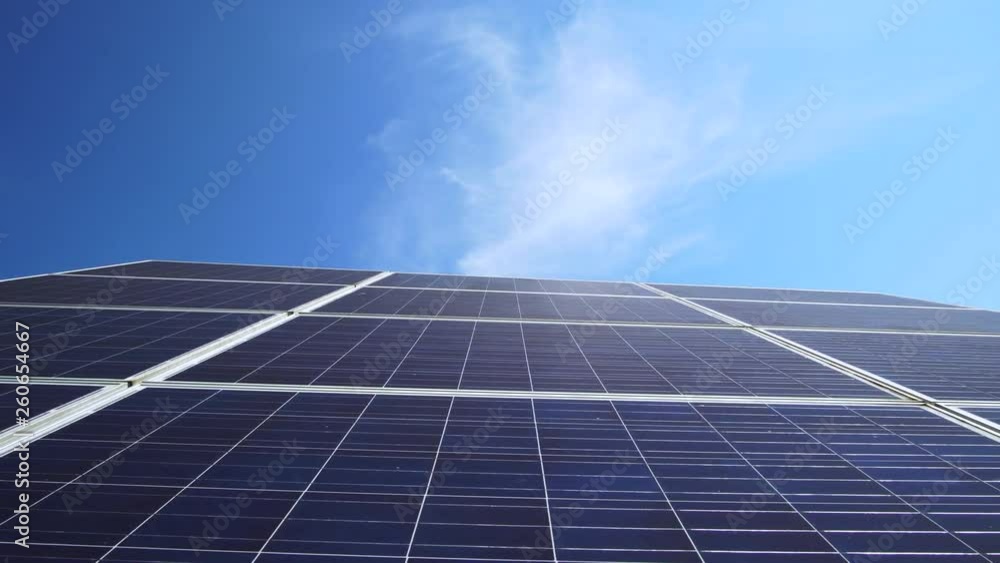 Close up shot of solar cell in clear outdoor environment Close up shot of solar cell in clear outdoor environment
