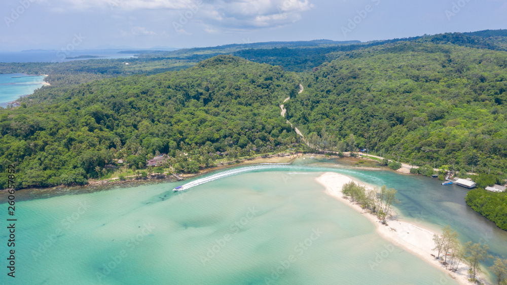 Aerial view of Beautiful Koh kood or Ko Kut, Thailand. Aerial view of Beautiful Koh kood or Ko Kut, Thailand.
