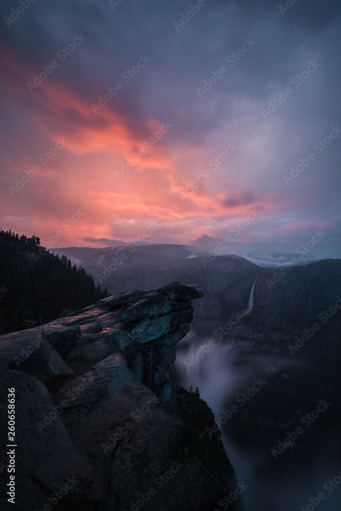 Sunset in Yosemite California