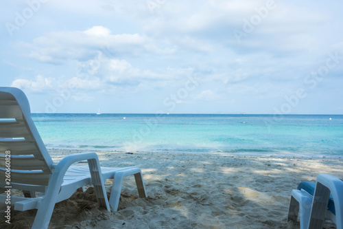 relax time on the beach