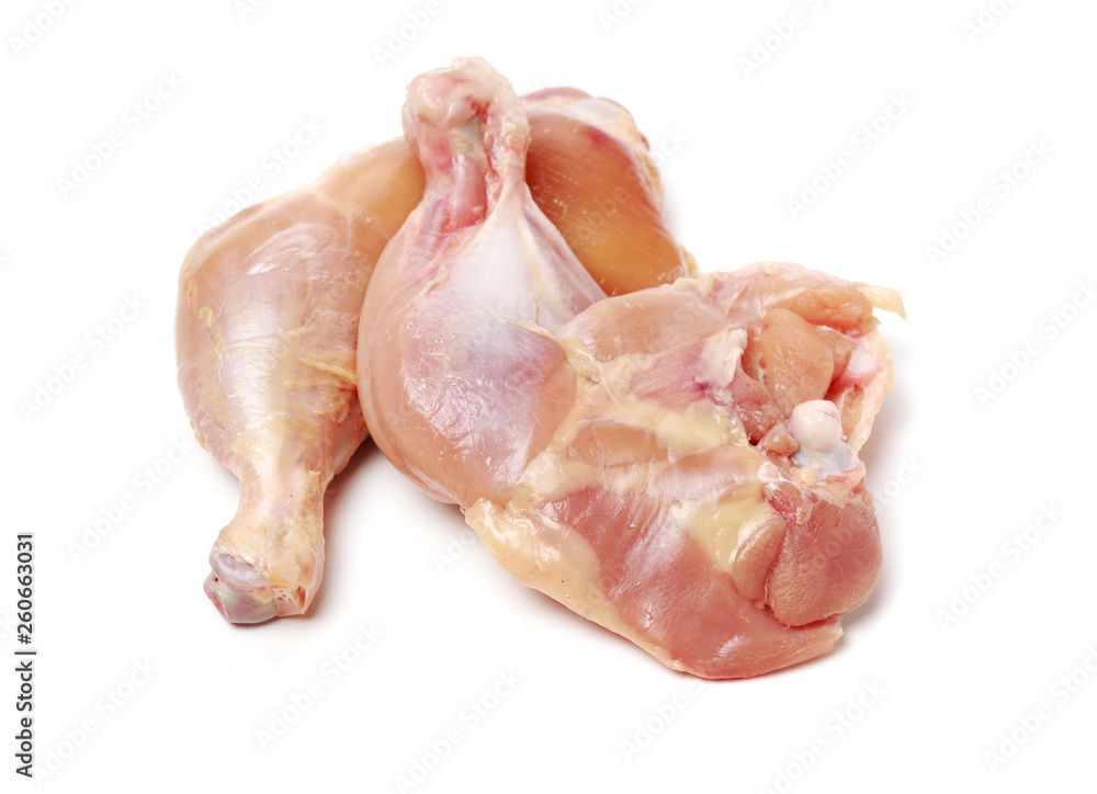 Chicken legs on white background Chicken legs on white background