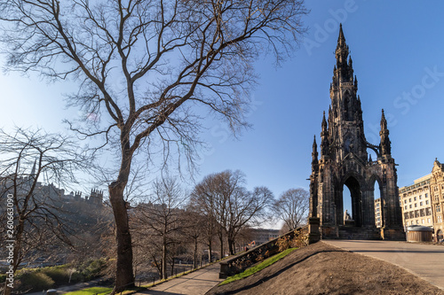 EDINBURGH, SCOTLAND, 20 February 2019, Edinburgh on a sunny day