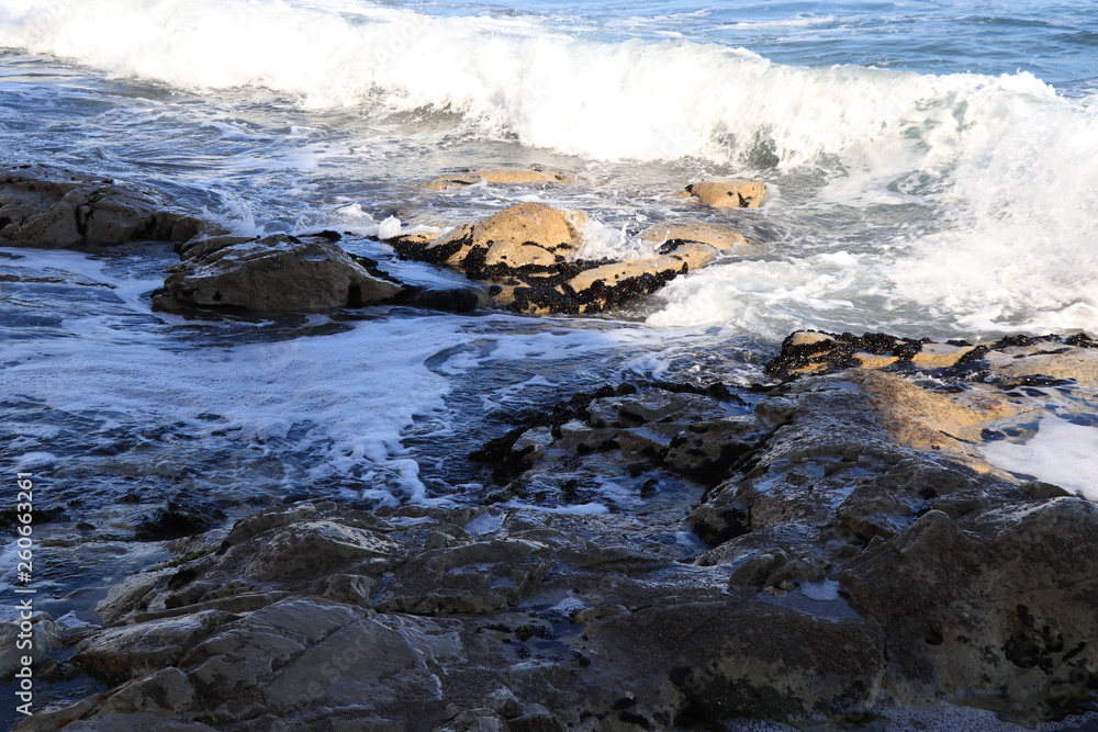 Naklejka premium ささき浜（波打ち際）