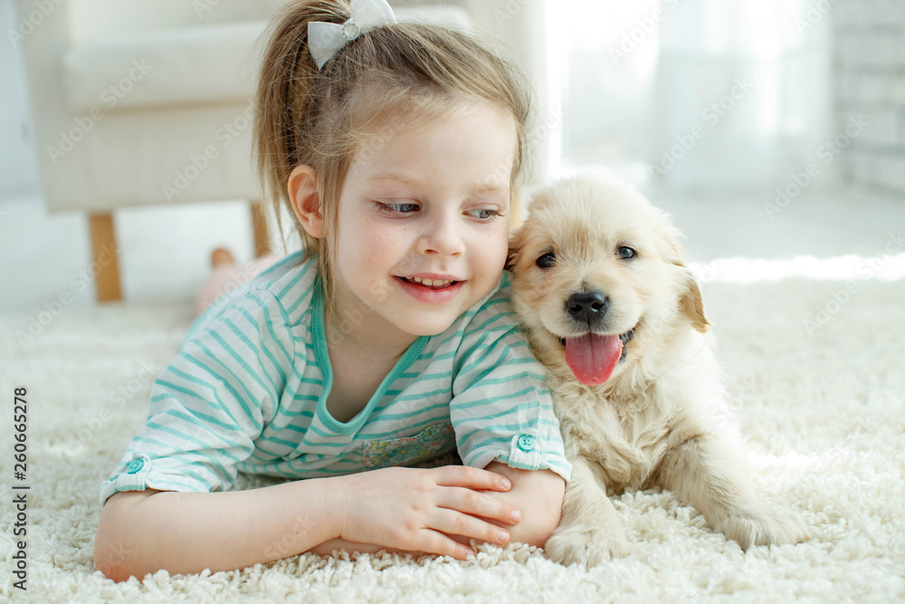Child with a dog Child with a dog