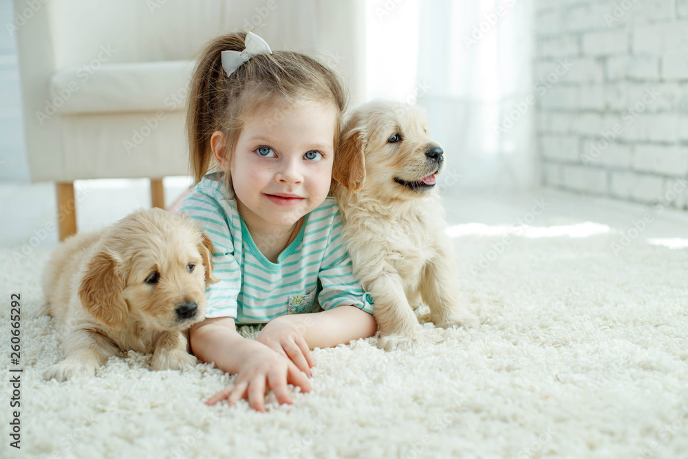 Child with a dog Child with a dog
