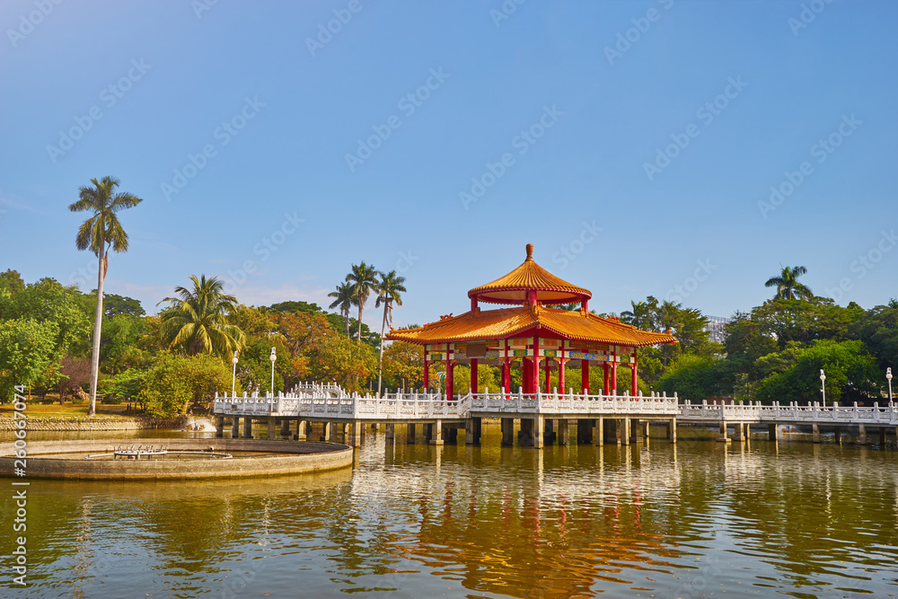 Beautiful scenics of Tainan park, used to call Zhong Shan Park or be referred to Sun Yat-Sen Park. This beautiful historic park in Tainan city, Taiwan