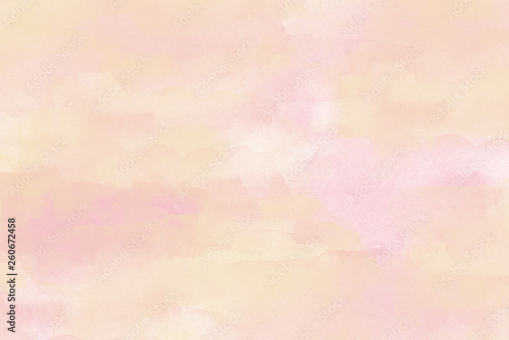 Orange and pink watercolor background