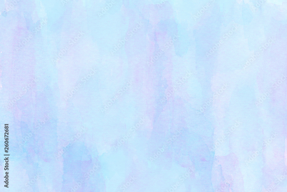 Fototapeta premium Blue watercolor background