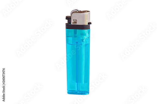 Isolated lighter on white background. with clipping path.