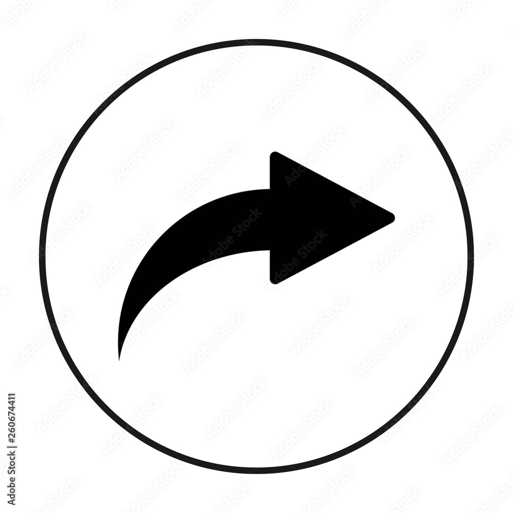 Forward Arrow icon. Next in the black circle Forward Arrow icon. Next in the black circle