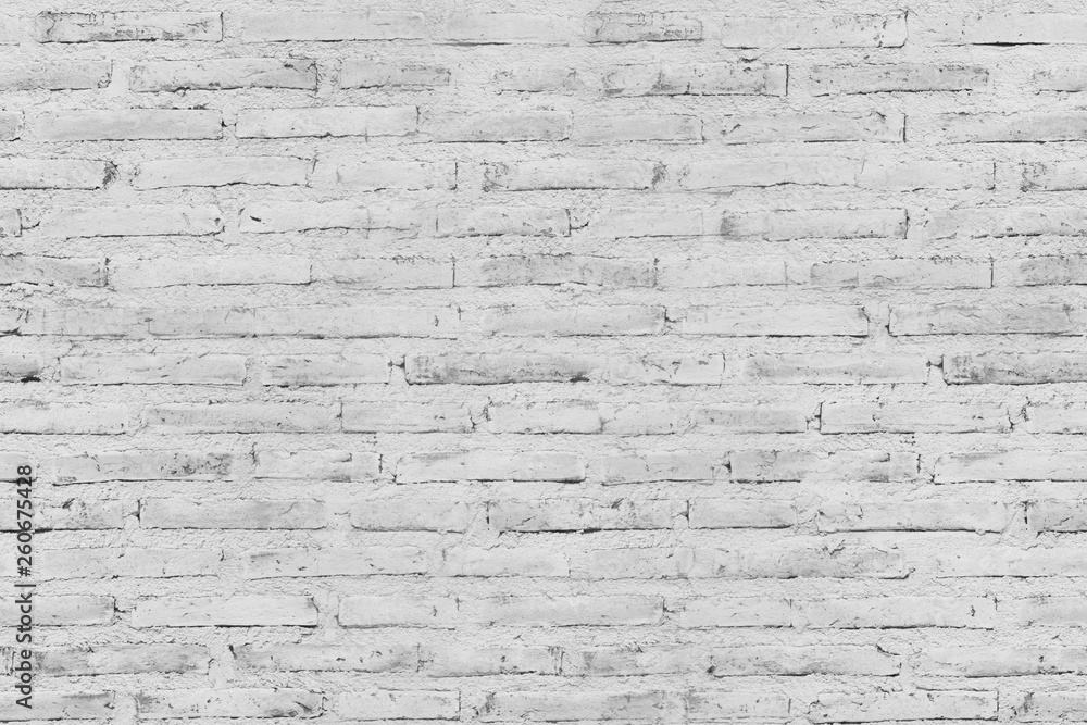 white brick block wall texture pattern for background