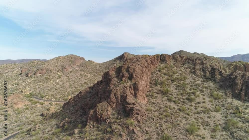 AERIAL - Drone Shot Over Desert Mountains (Superstition Mountains) AERIAL - Drone Shot Over Desert Mountains (Superstition Mountains)