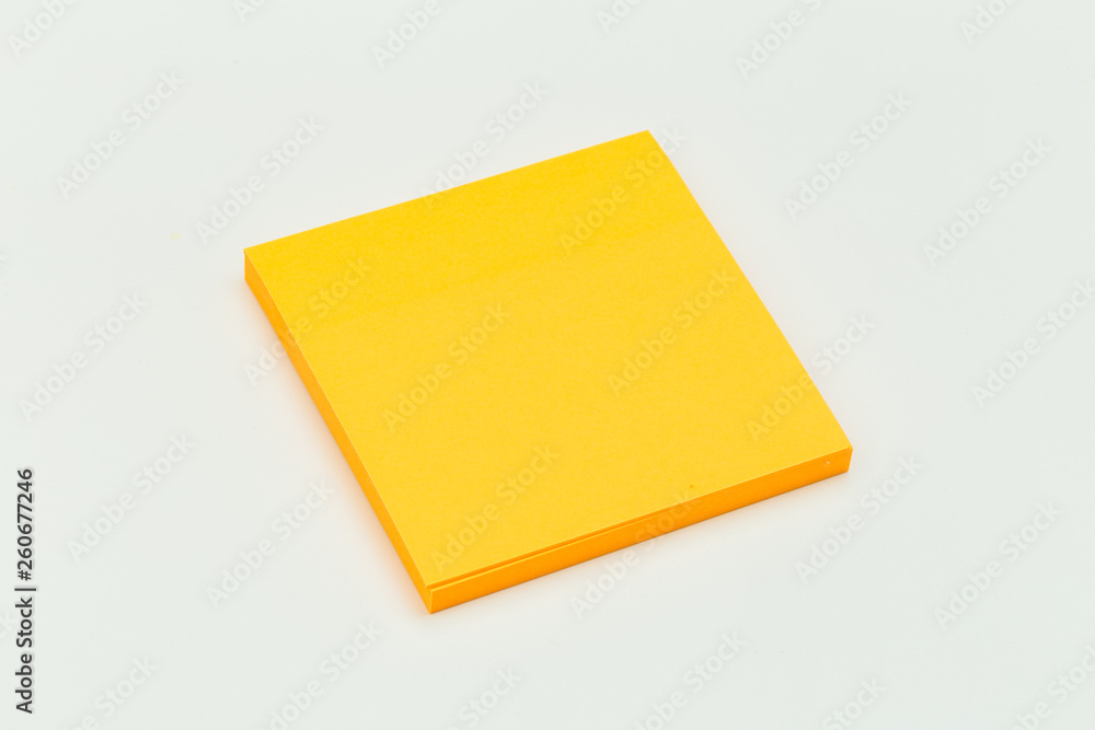 colour paper stick note on a white background colour paper stick note on a white background