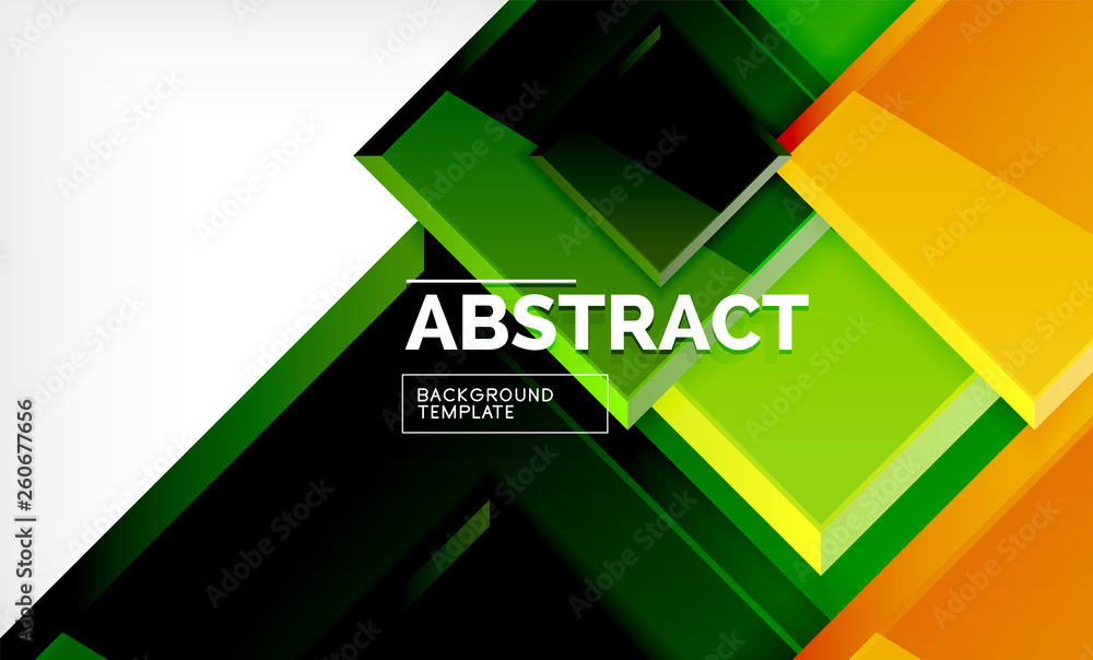 Square abstract background, glossy geometric design Square abstract background, glossy geometric design