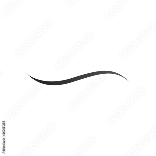 Water wave vector logo design template, water icon, aqua sign, twirl symbol, Vector illustration isolated on white background.