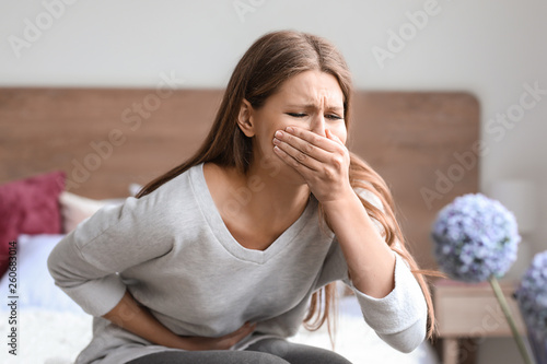 Pregnant woman suffering fr...