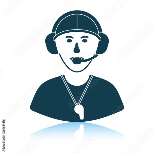 American football coach icon