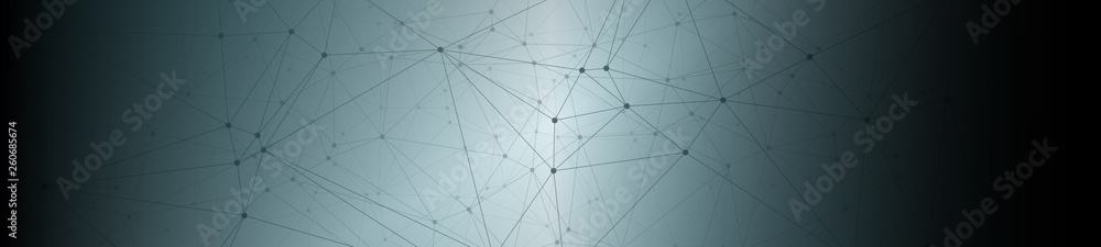 Technology business industry connections, wide banner vector idea Technology business industry connections, wide banner vector idea