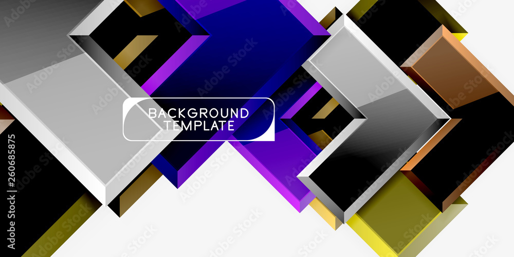 Glossy modern geometric background, abstract arrows composition Glossy modern geometric background, abstract arrows composition