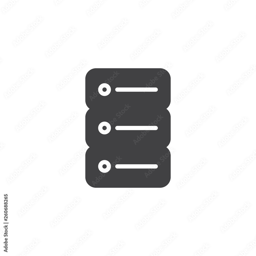 Data storage vector icon. filled flat sign for mobile concept and web design. Database server glyph icon. Symbol, logo illustration. Pixel perfect vector graphics Data storage vector icon. filled flat sign for mobile concept and web design. Database server glyph icon. Symbol, logo illustration. Pixel perfect vector graphics