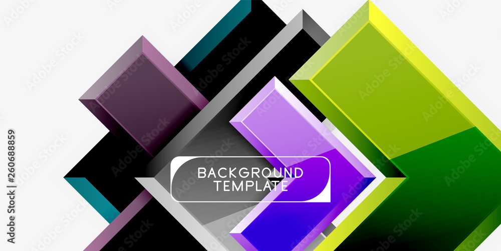 Glossy modern geometric background, abstract arrows composition Glossy modern geometric background, abstract arrows composition