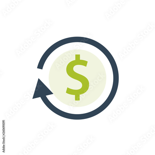 Earn reward icon. Clipart image isolated on white background