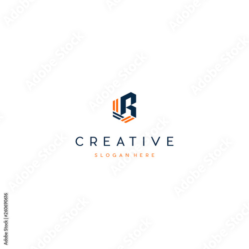 Free Download Abstract letter R modern logotype icon design concept. letter R vector illustration template - GFXLoad