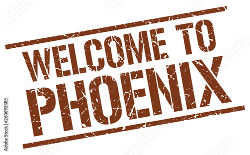welcome to Phoenix stamp