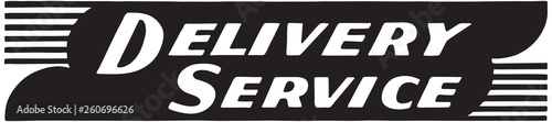 Delivery Service - Retro Ad Art Banner
