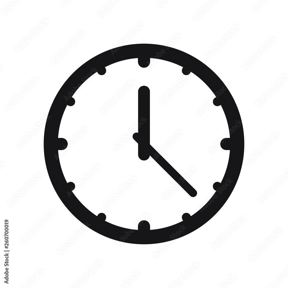 Clock icon, time icon vector Clock icon, time icon vector