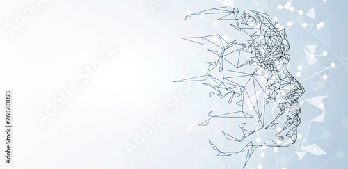 Conceptual technology illustration of artificial intelligence