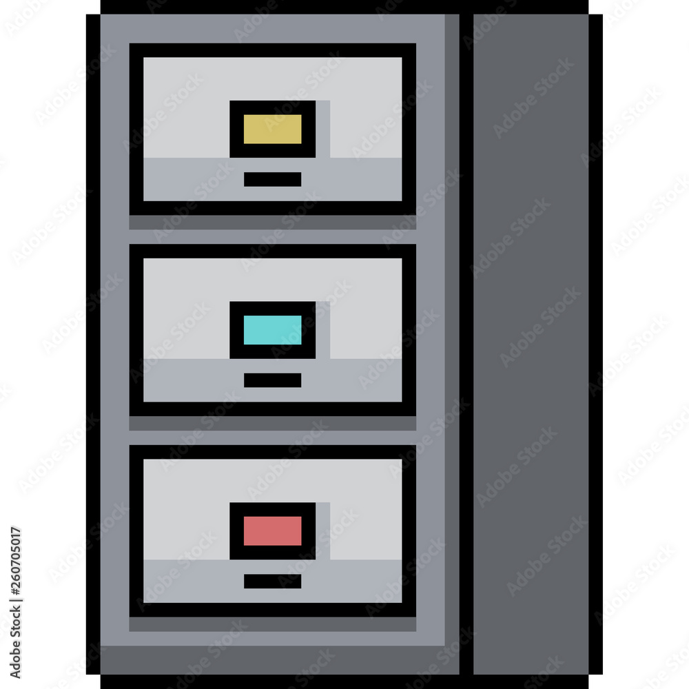 vector pixel art drawer vector pixel art drawer