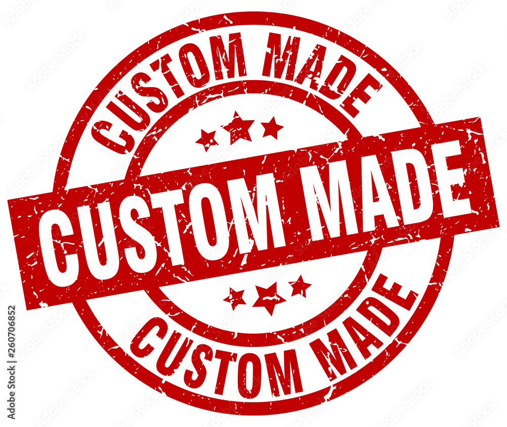 custom made round red grunge stamp custom made round red grunge stamp