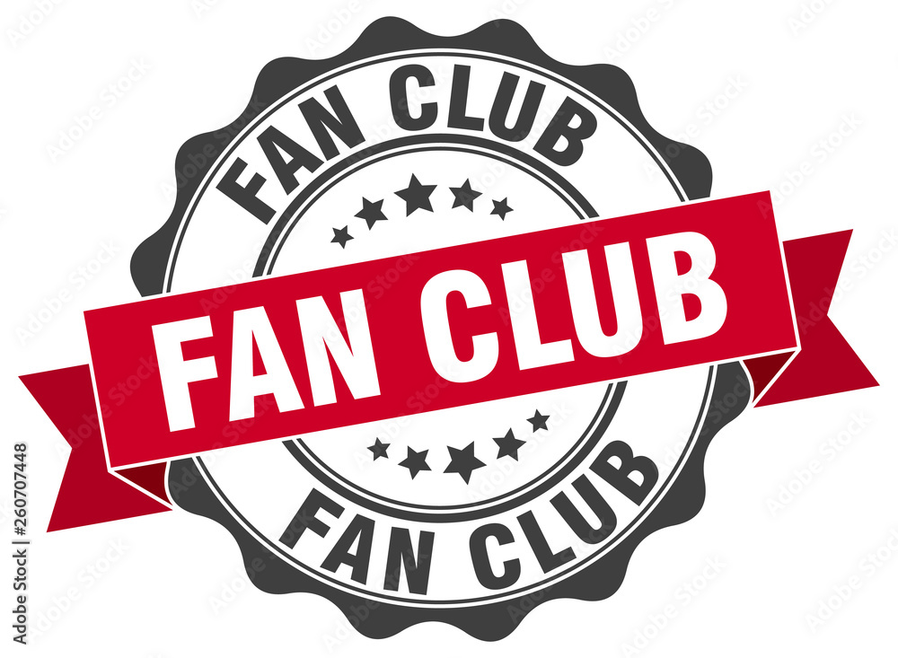 Obraz premium fan club stamp. sign. seal
