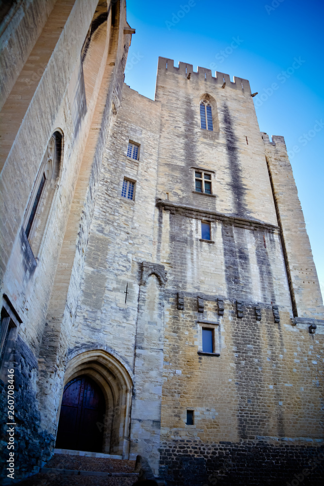 Palace of the Popes, Avignon (France) - historical palace located in Avignon, Southern France