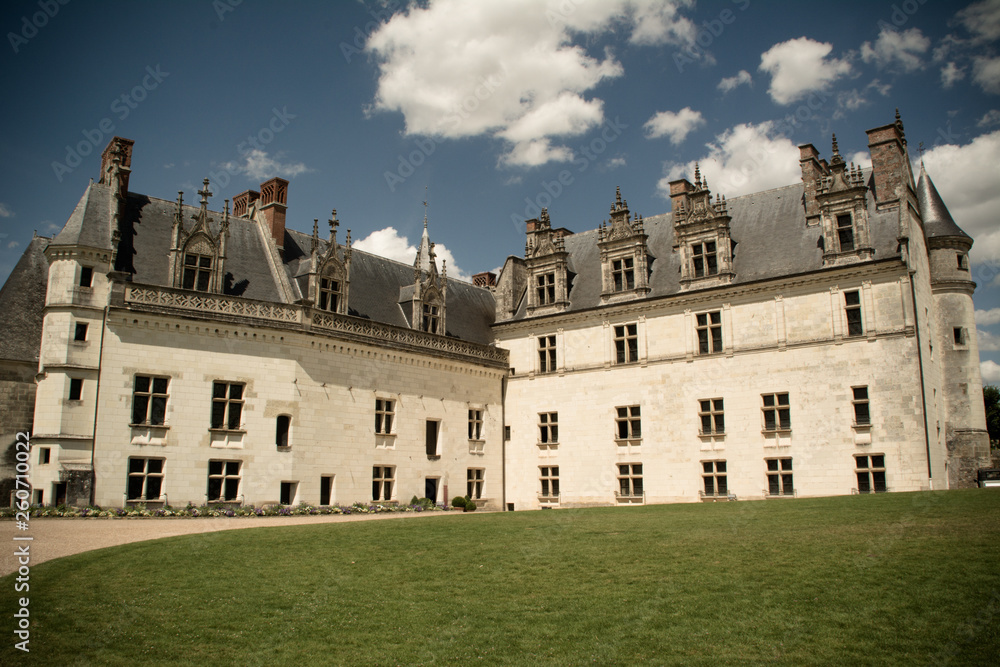 Chateau d'Amboise, France - The Castle in the Indre-et-Loire département of the Loire Valley Chateau d'Amboise, France - The Castle in the Indre-et-Loire département of the Loire Valley