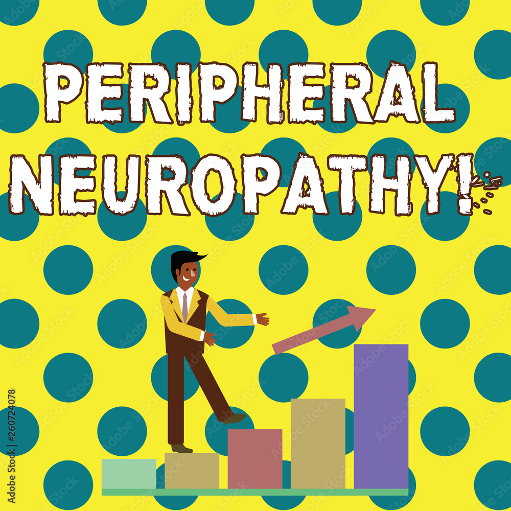 Peripheral Write Conceptual hand writing showing Peripheral Neuropathy. Concept meaning ...
