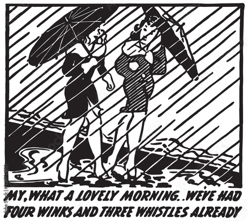 My What A Lovely Morning - Retro Ad Art Banner