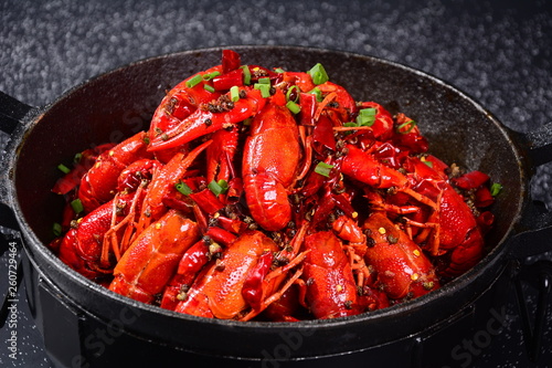 bowl of red hot chili