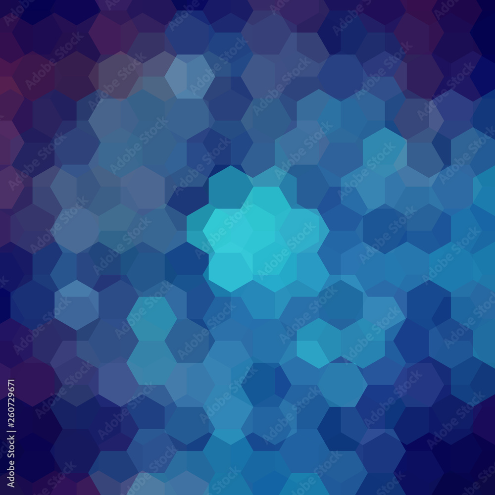 Abstract hexagons vector background. Dark blue geometric vector illustration. Creative design template. Abstract hexagons vector background. Dark blue geometric vector illustration. Creative design template.