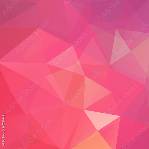 Abstract geometric style pastel pink background. Vector illustration