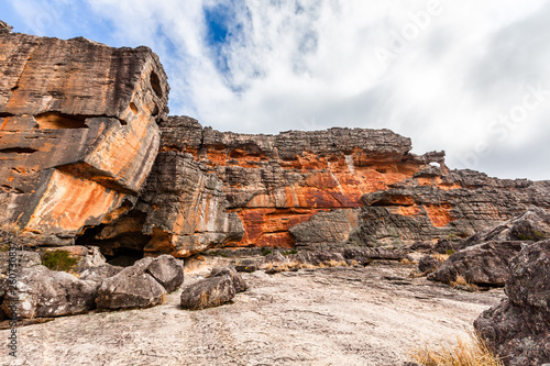 Beautiful rock formations on Hollow Mountain walking trail. Grampians, National Park, Victoria, Australia