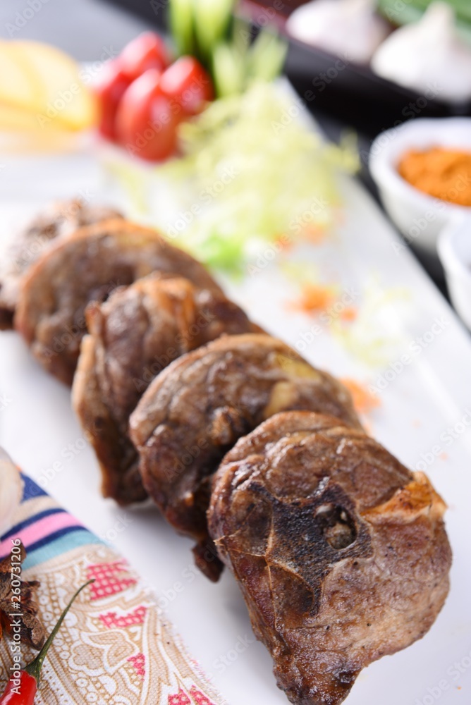 grilled steak with vegetables grilled steak with vegetables