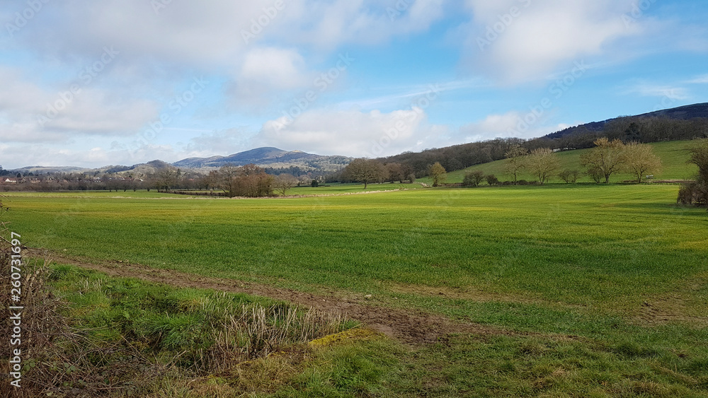 Fototapeta premium Malvern Hills Worcestershire countryside