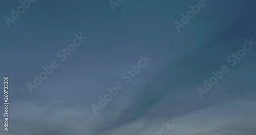 blue sky with clouds sunrise evening night moon timelaps