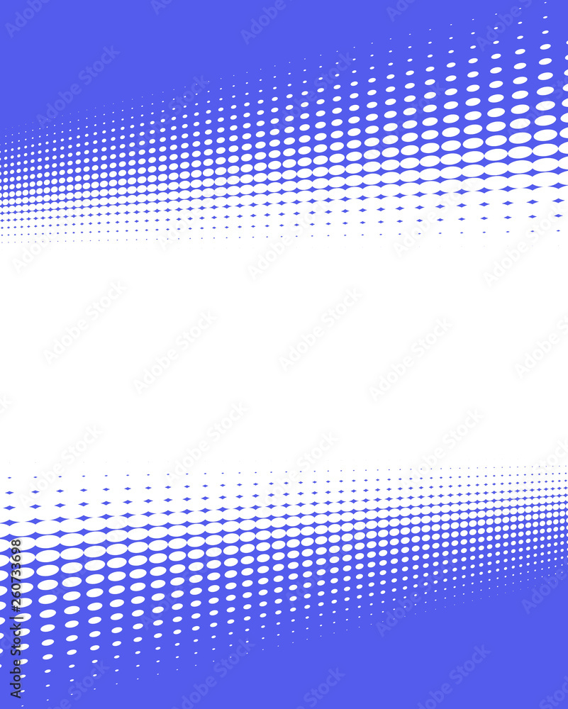 Fototapeta premium Punkte Hintergrund blau weiß mit Textfreiraum