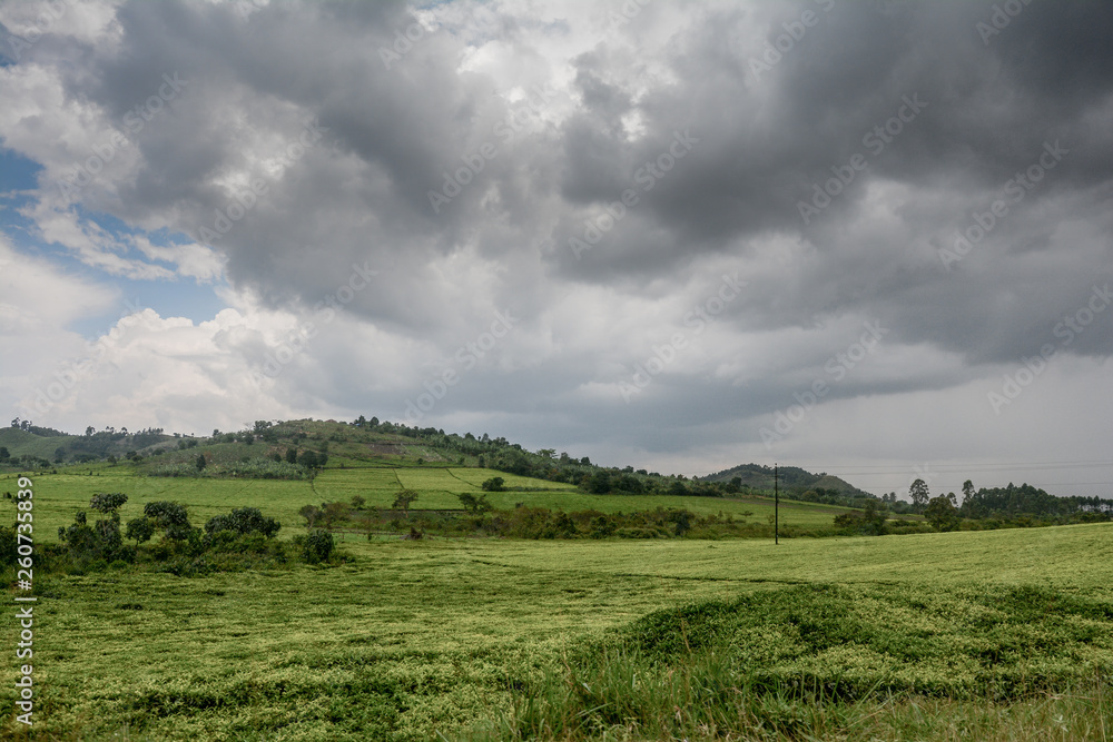 Landscape in Uganda Landscape in Uganda