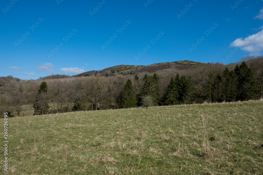 Malvern Hills view Worcestershire